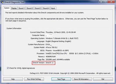Download ufficiale DirectX 11/ Direct3D beta per Windows 7