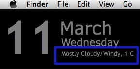 Come visualizzare sul desktop le condizioni meteo in Mac OS X