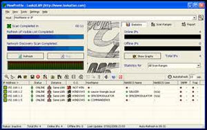 LookatLan - Free IP scanner with network monitoring features