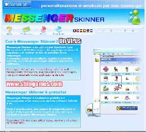 Messenger Skinner: Una truffa, un virus, un spyware