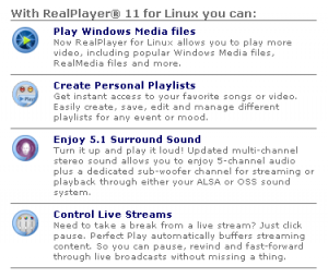 real-player-11-for-linux-features