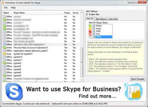 VoiceGear Contact Allerter: Skype con suoni personalizzati!